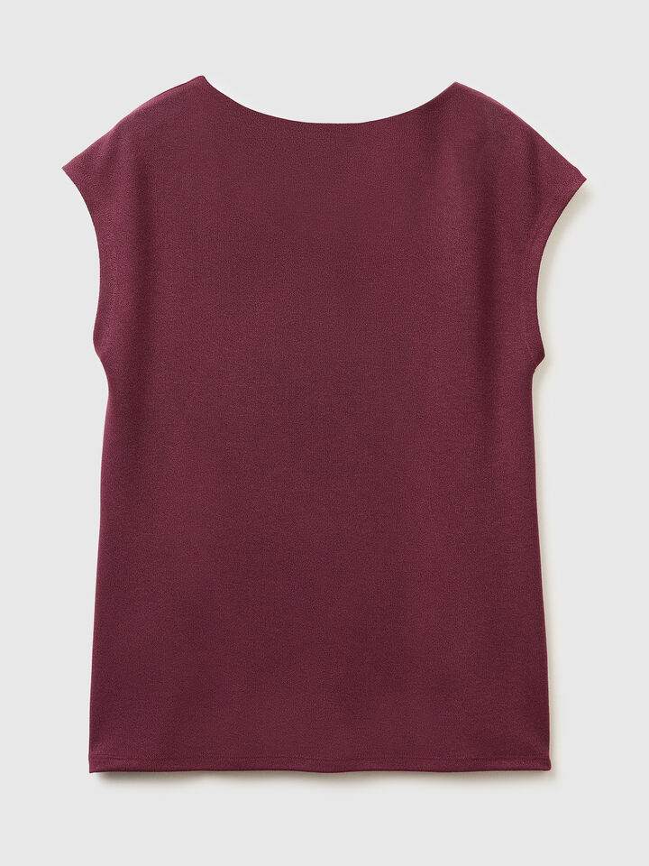 SLEEVELESS SWEATER Women image number 6